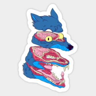 A Wolf Inside Sticker
